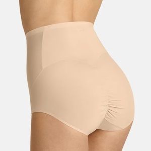 ITEM M6 Apricot/ Nude SHAPE MESH MIDI BRIEFS - Shapewear L